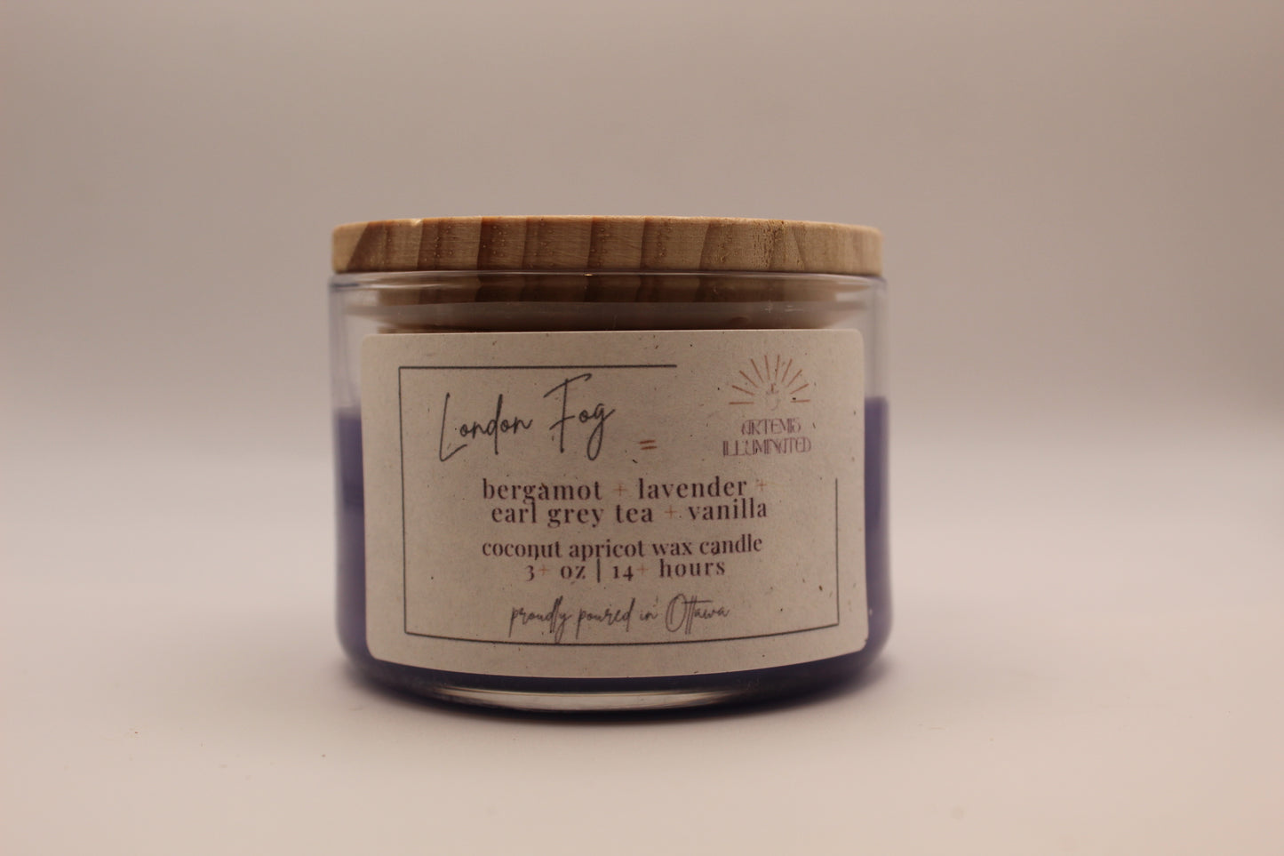London Fog - 3 oz Coconut Apricot Wax Candle