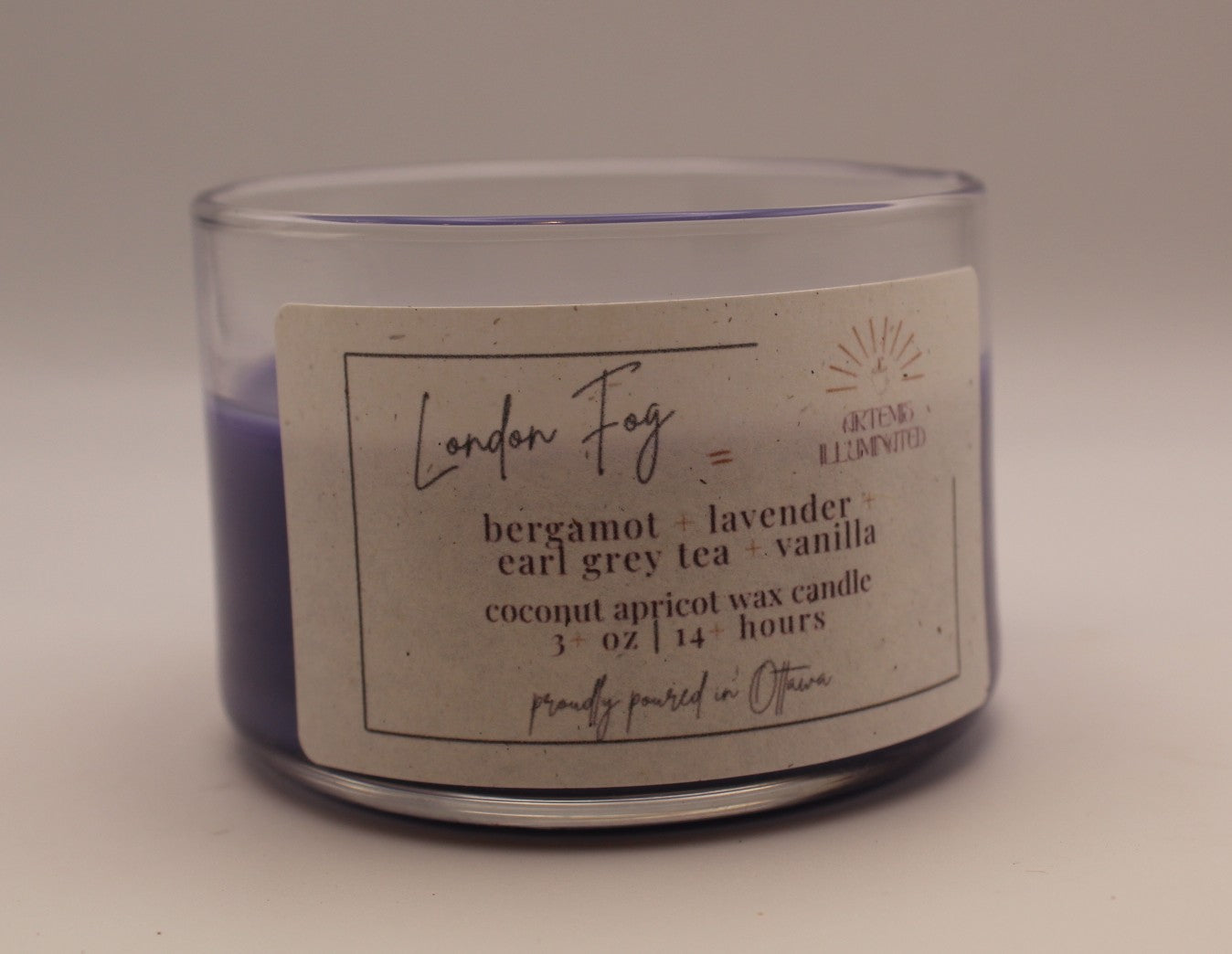 London Fog - 3 oz Coconut Apricot Wax Candle