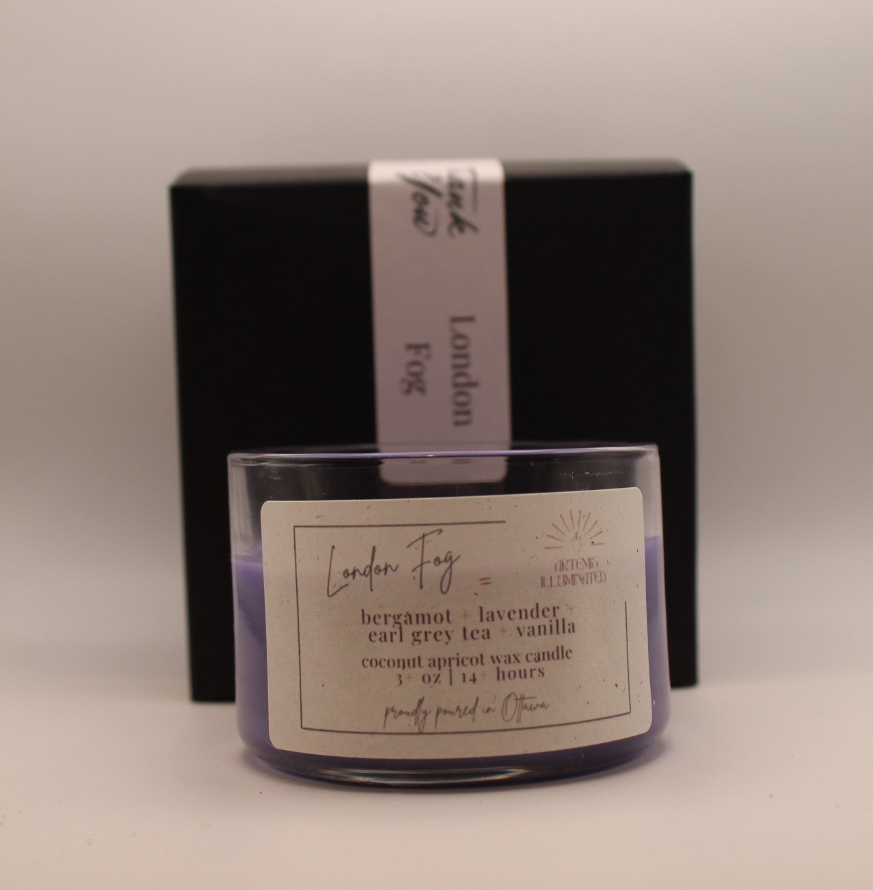 London Fog - 3 oz Coconut Apricot Wax Candle