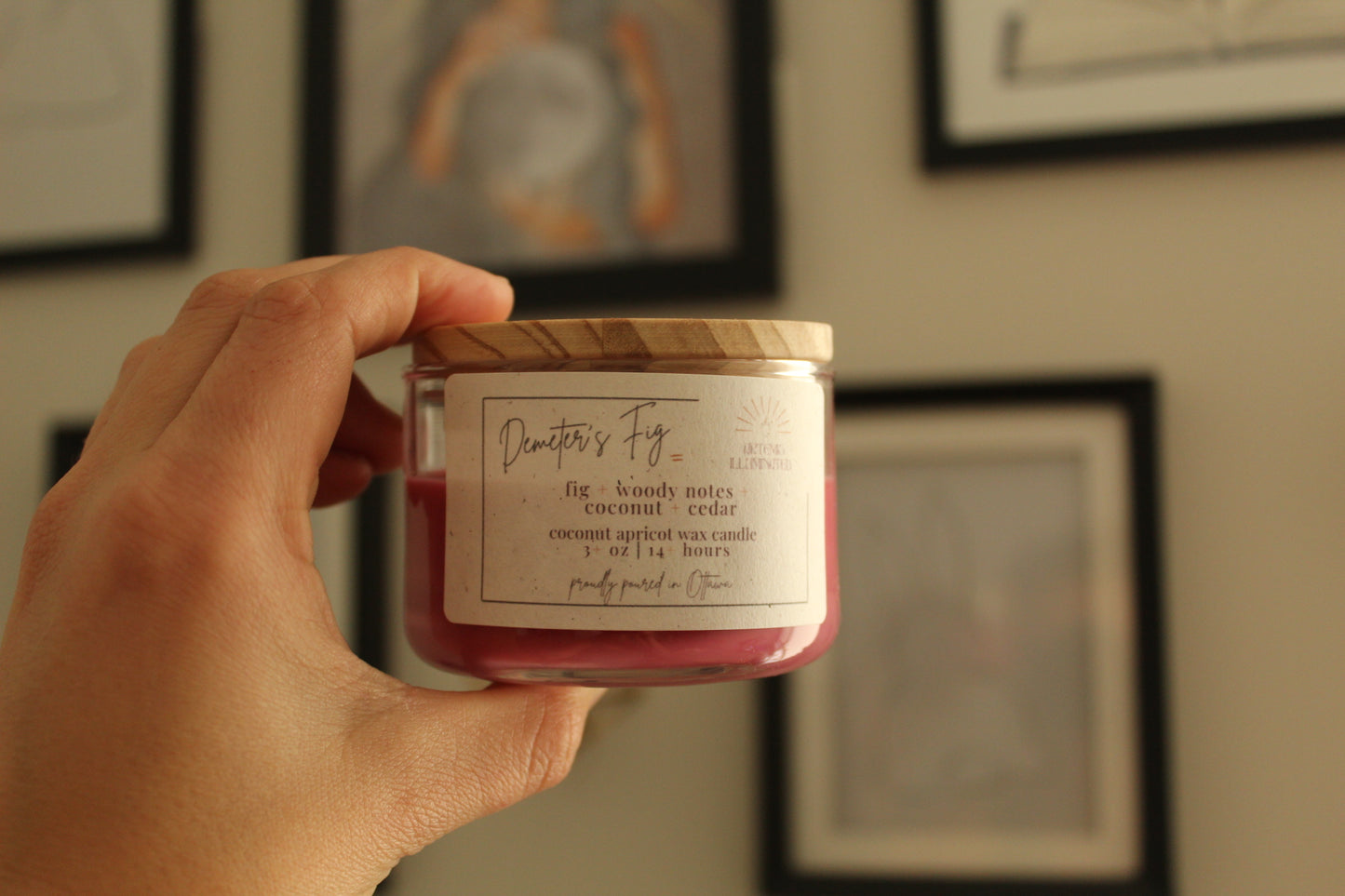 Demeter's Fig - 3 oz Coconut Apricot Wax Candle