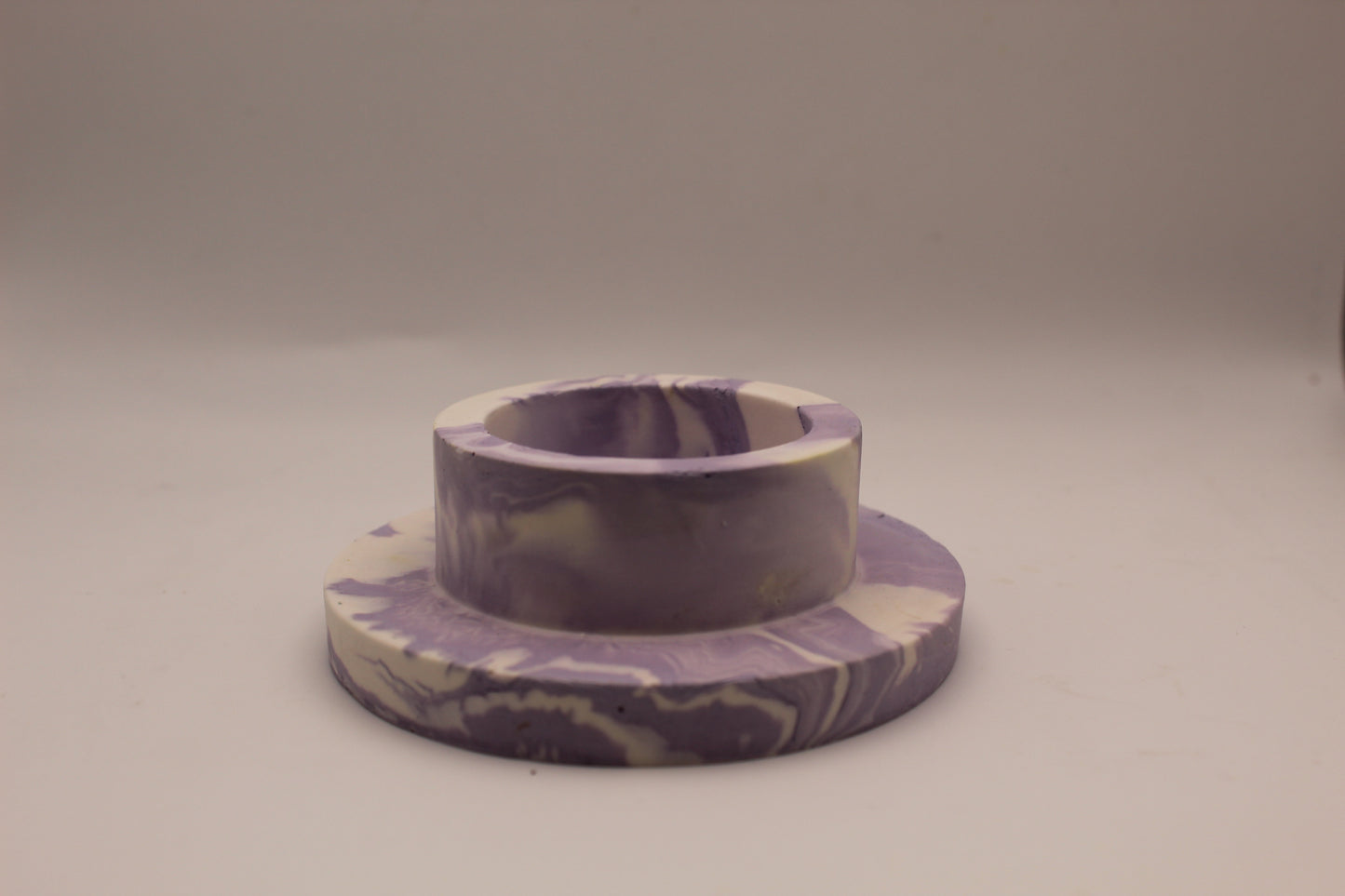 Jesmonite Tealight Candle Holder - Lilac