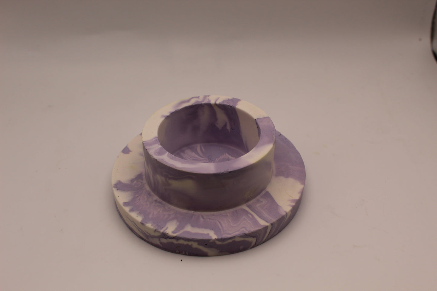 Jesmonite Tealight Candle Holder - Lilac