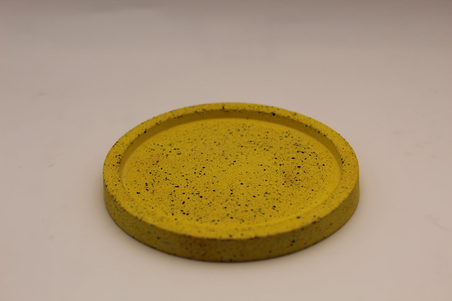 Small Jesmonite Trinket Tray - Yellow