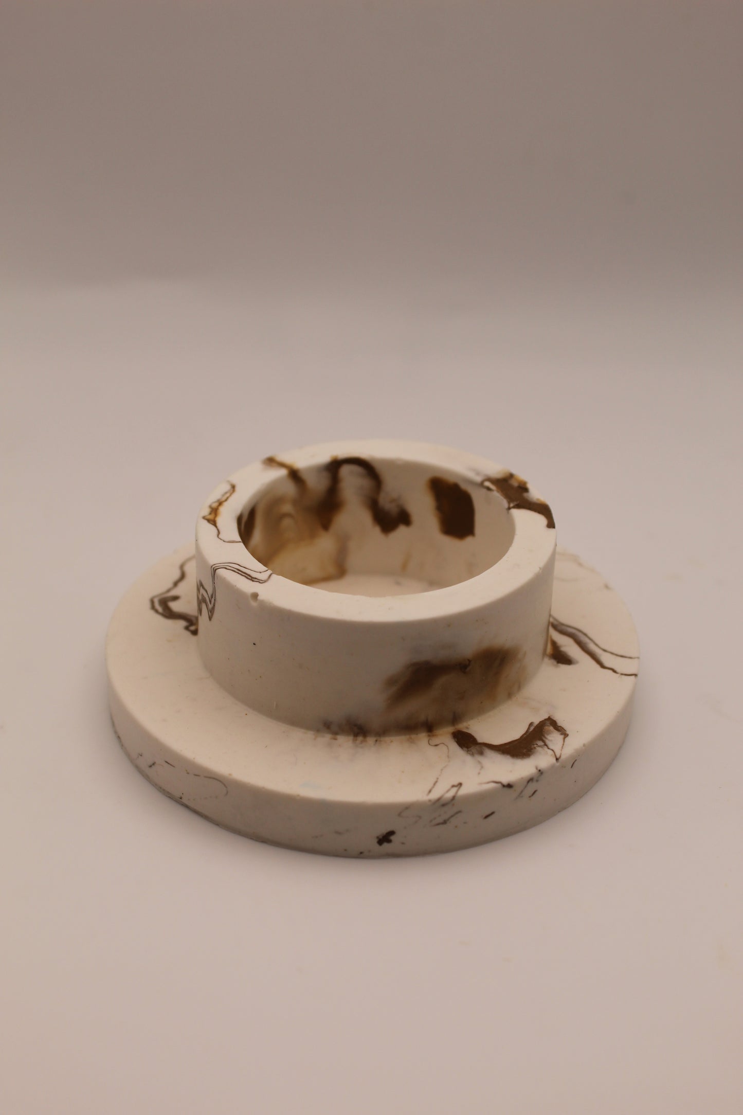 Jesmonite Tealight Candle Holder - Coade