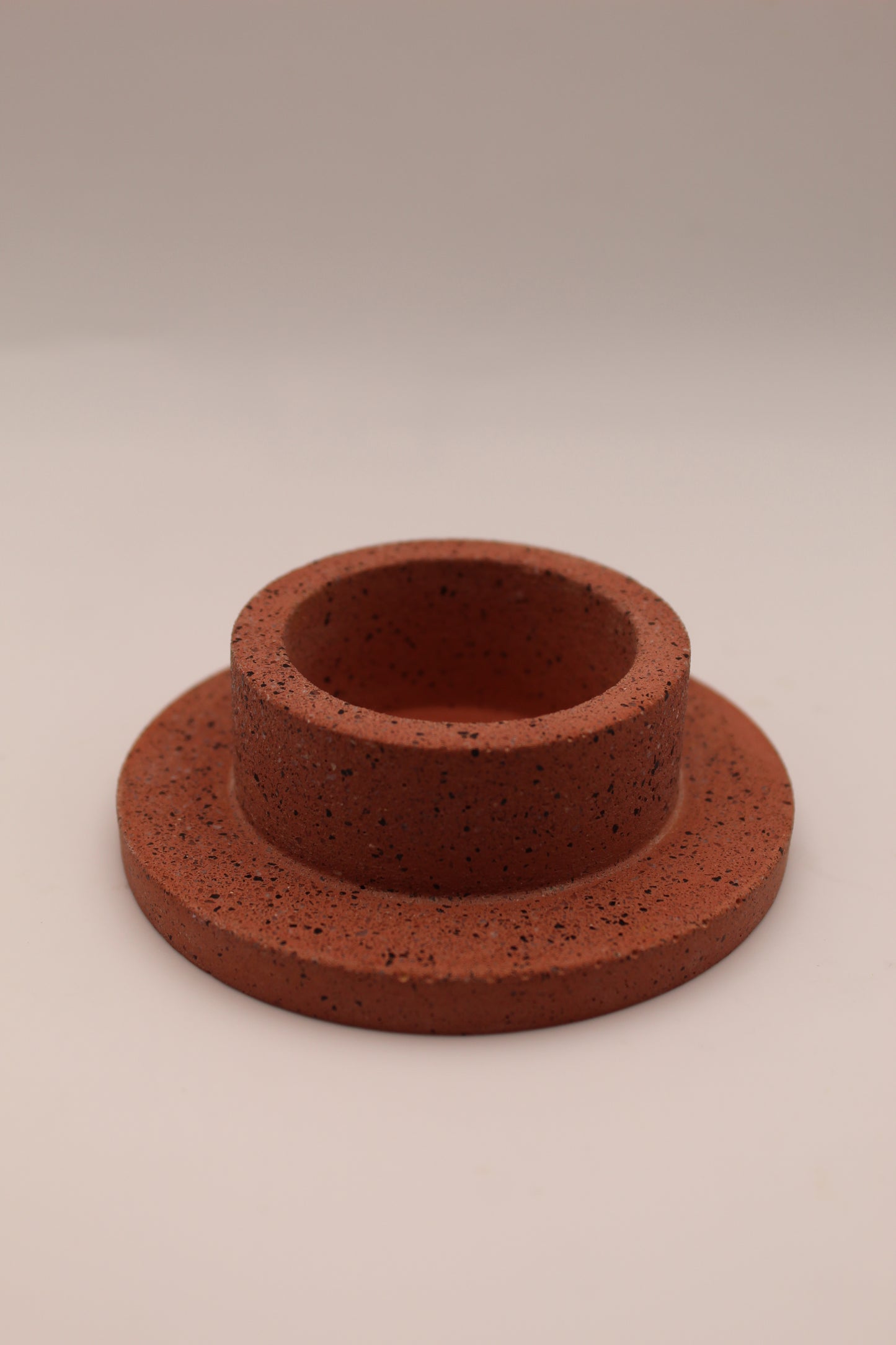 Jesmonite Tealight Candle Holder - Terracota