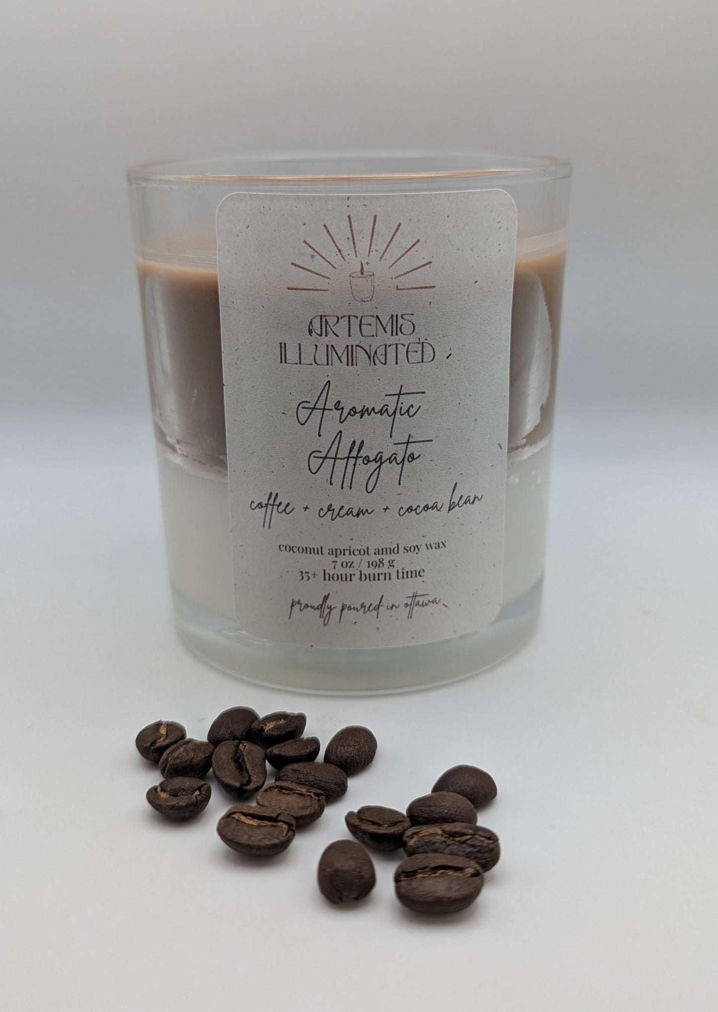 Aromatic Affogato - 7 oz - Coconut Apricot and Soy Wax Candle