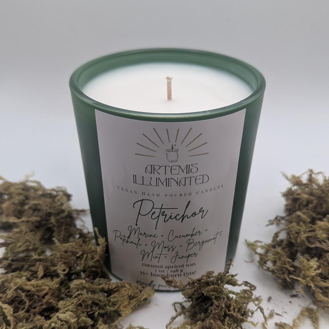 Petrichor - 7 oz Coconut Apricot Wax Candle