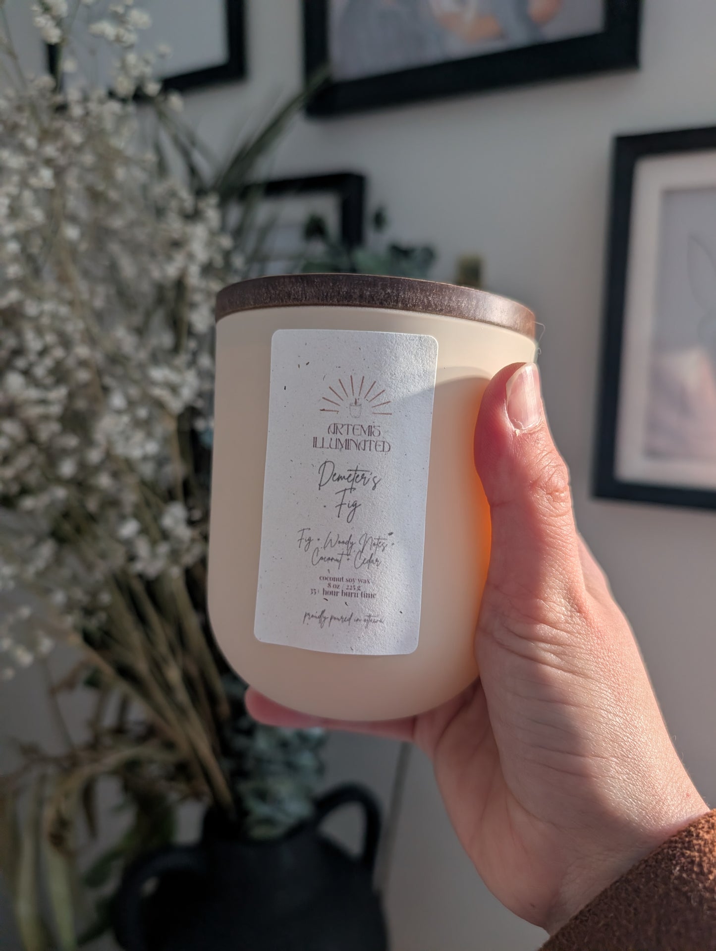 Demeter's Fig- 8 oz Coconut Soy Wax Candle