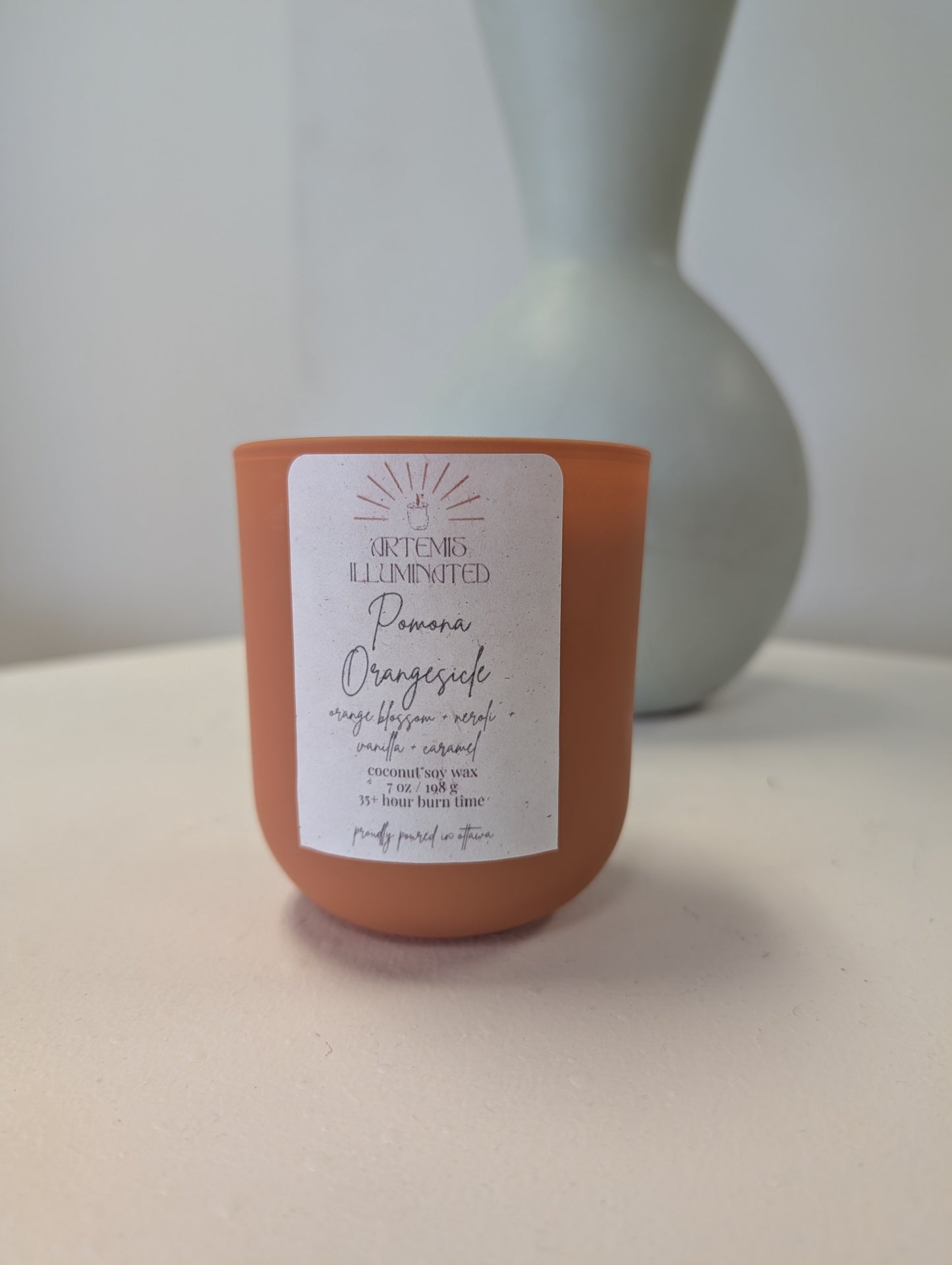 Pomona Orangesicle - 8 oz Coconut Soy Wax Candle