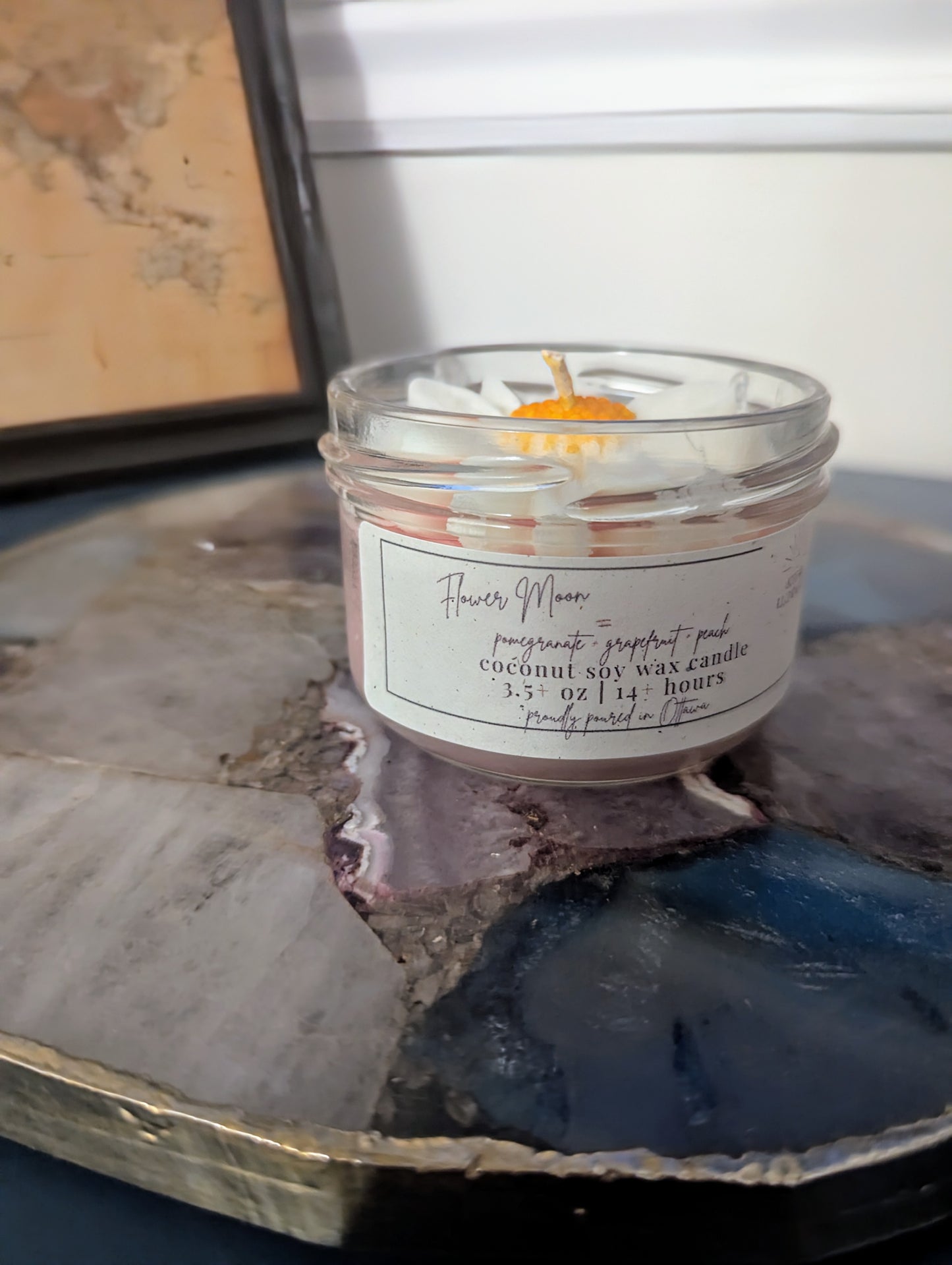 Flower Moon - Coconut Soy Candle - 3.5 oz