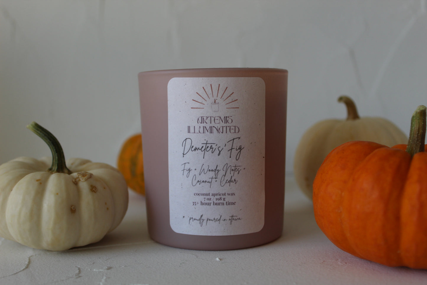 Demeter's Fig- 7 oz Coconut Apricot Wax Candle