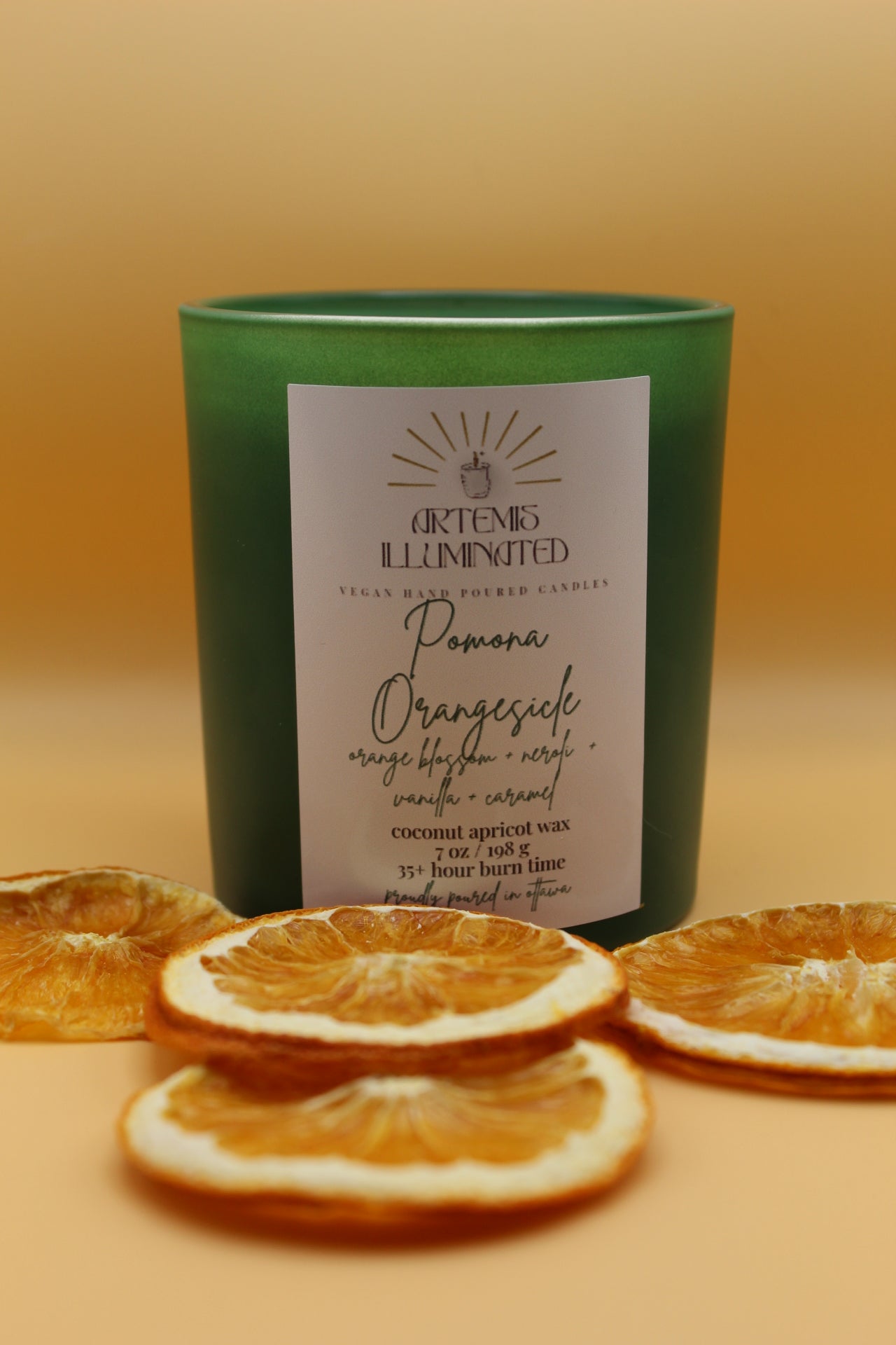 Pomona Orangesicle - 7 oz  Coconut Apricot Wax Candle