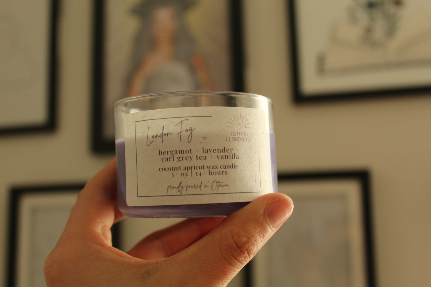 London Fog - 3 oz Coconut Apricot Wax Candle