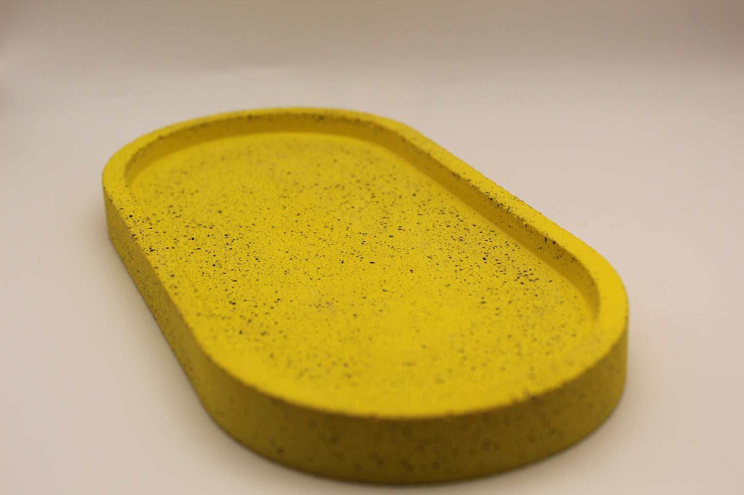 Large Jesmonite Trinket Tray - Yellow