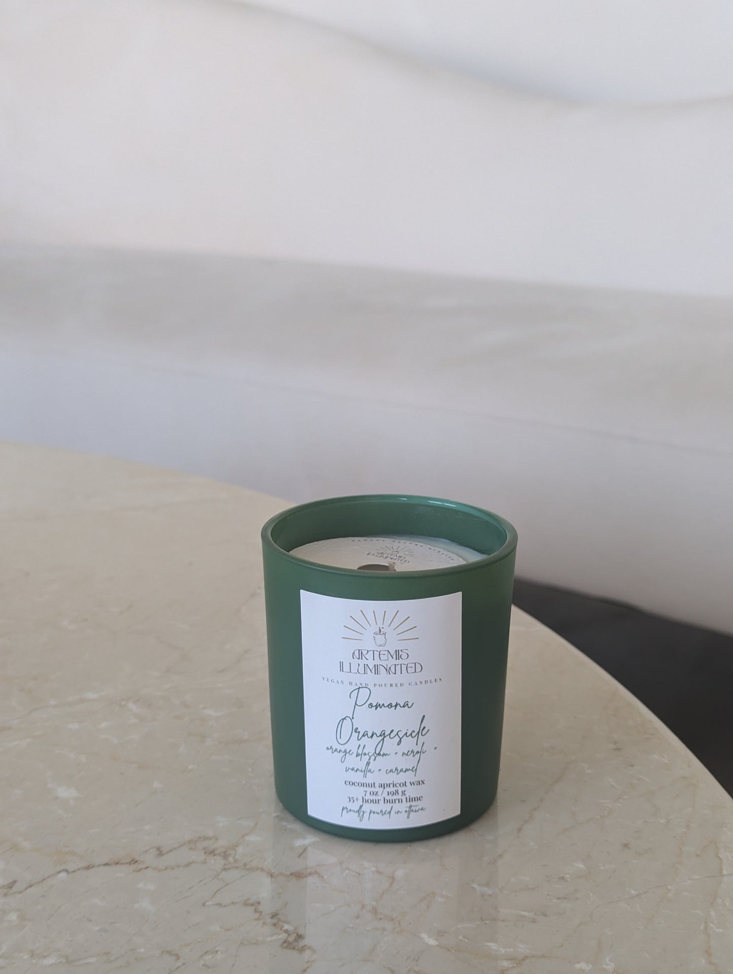 Pomona Orangesicle - 7 oz  Coconut Apricot Wax Candle