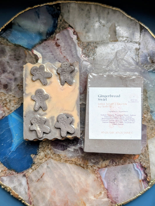 Gingerbread Swirl - Guest Bar Soap