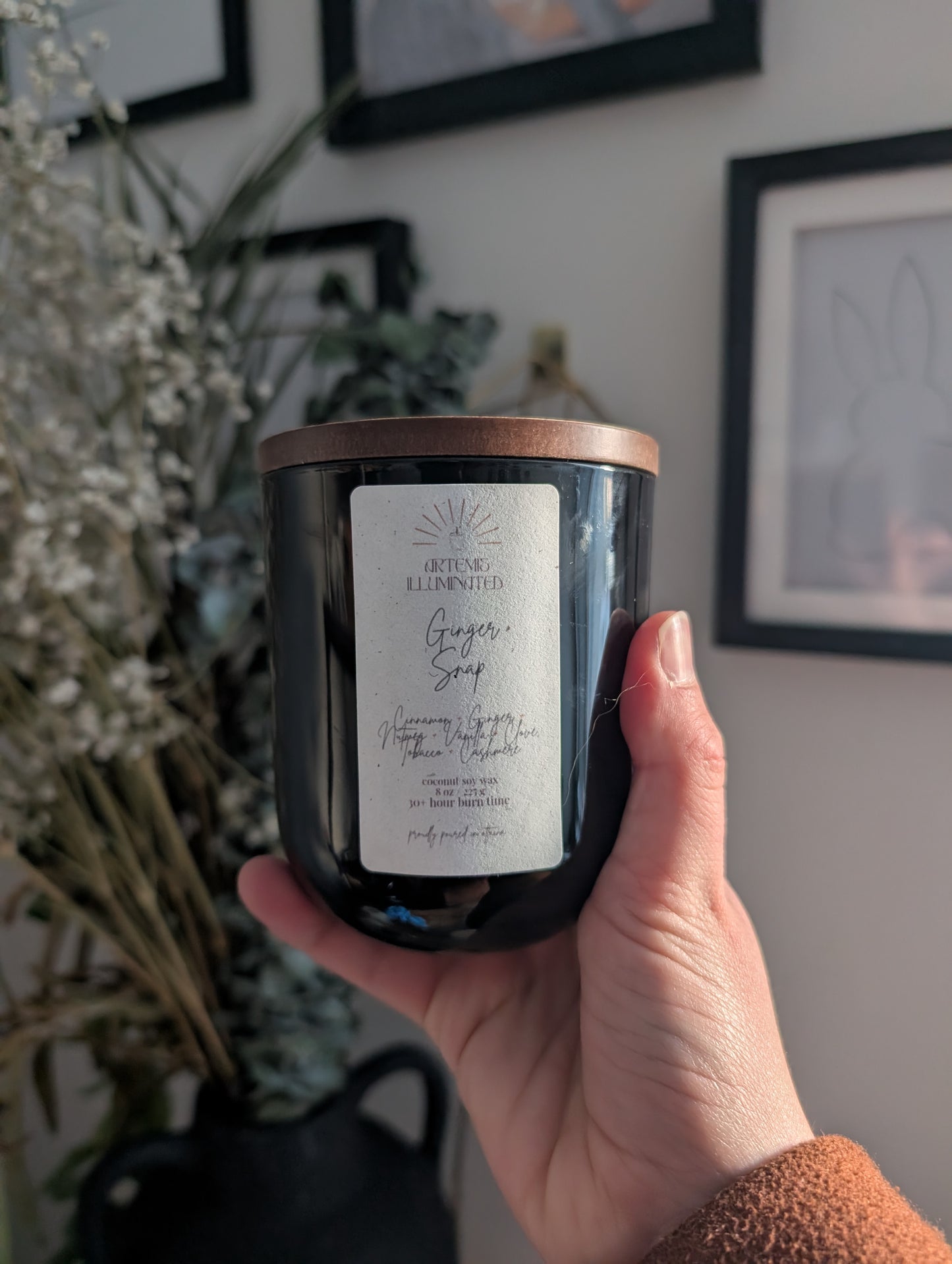 Ginger Snap - 8 oz Coconut Soy Wax