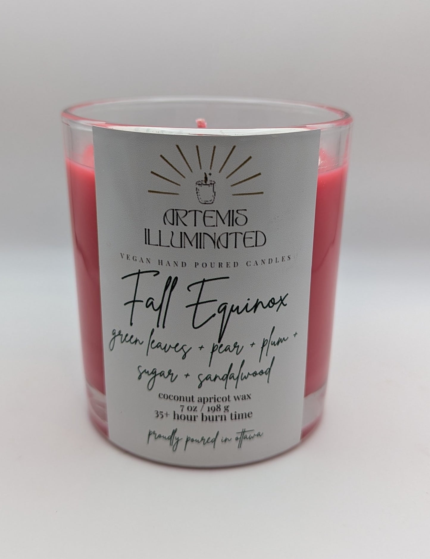 Fall Equinox - 7 oz Coconut Apricot Wax Candle