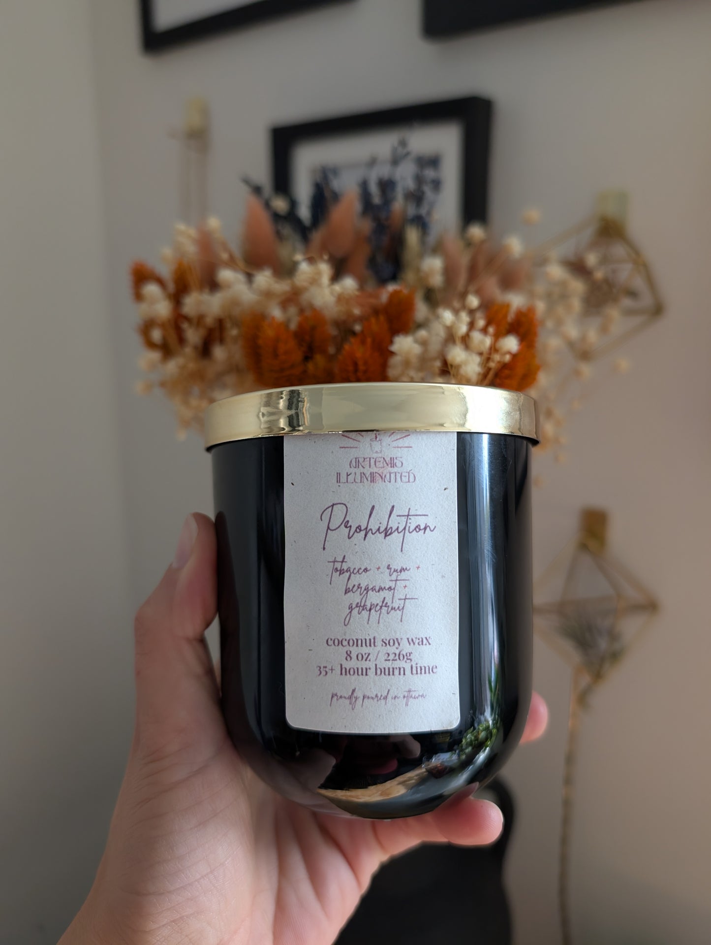 Prohibtion - 8 oz Coconut Soy Wax Candle