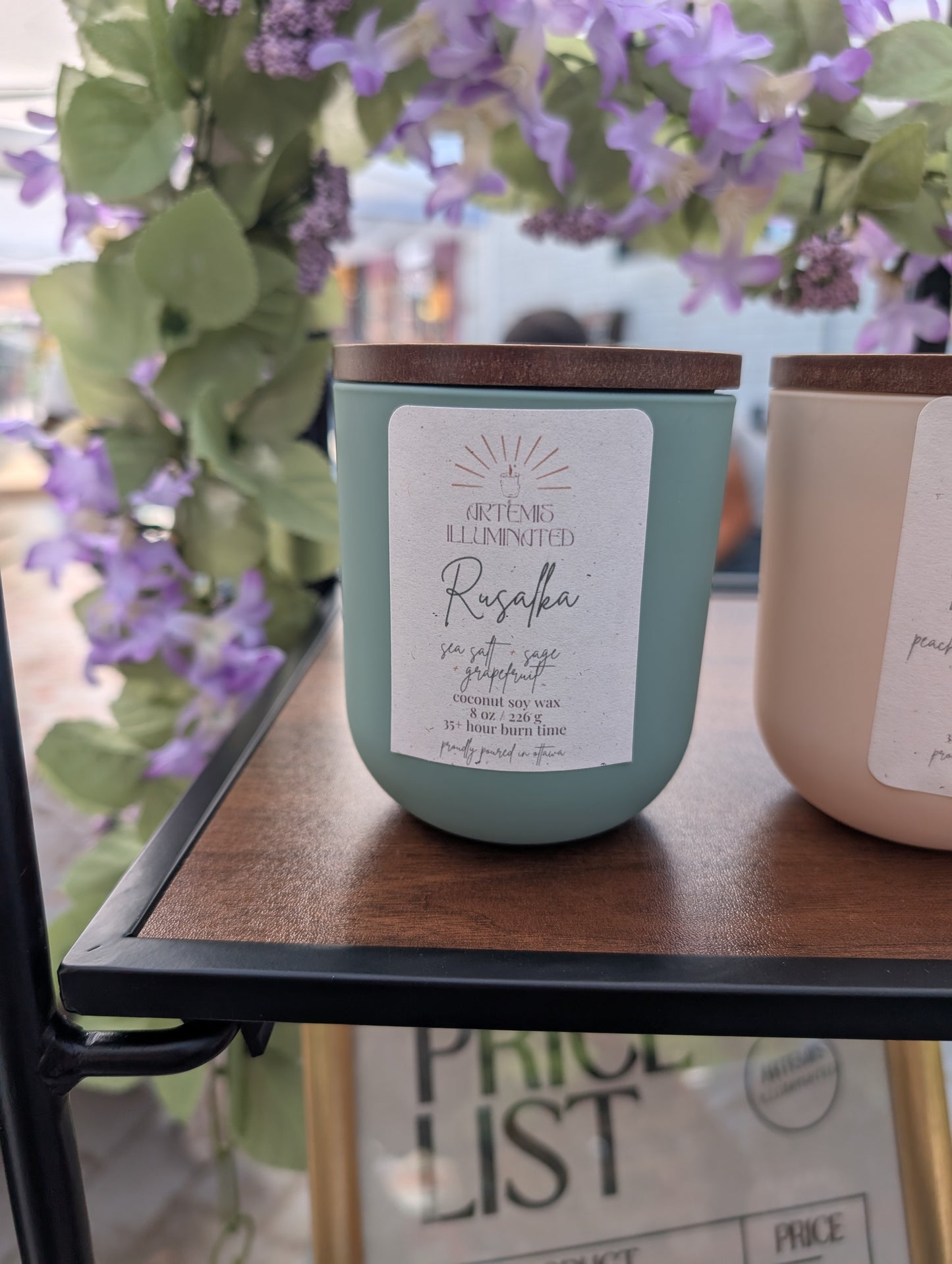 Rusalka - 8 oz Scented Coconut-Soy Candle