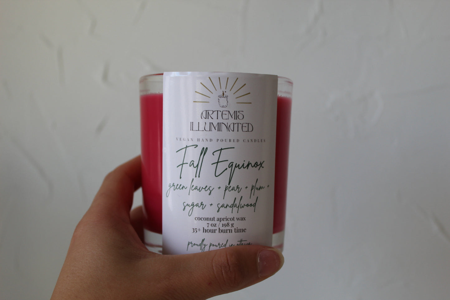 Fall Equinox - 7 oz Coconut Apricot Wax Candle