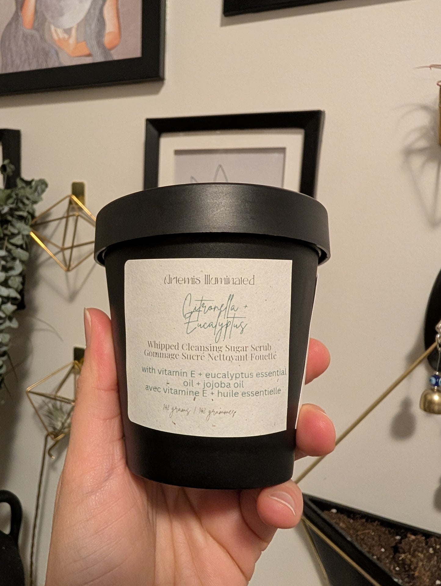 Citronella + Eucalyptus Sugar Scrub and Foaming Cleanser