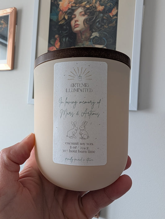 Custom Pet Memorial Candle